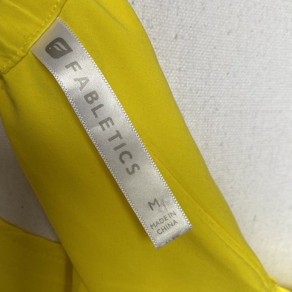 Fabletics Neema Romper Yellow Size Medium - Picture 11 of 11